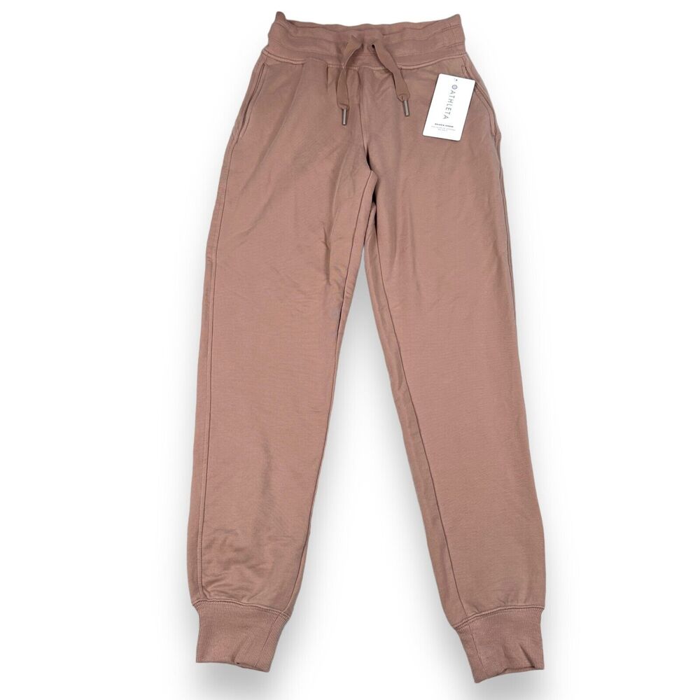Athleta Balance Jogger Pants Women's 2XS‎ XXS Stretch Pale Pink Lyocell NWT New
